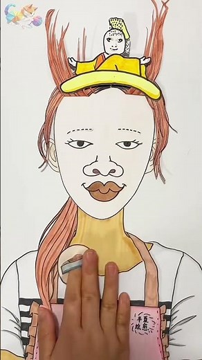 From Messy Girl to Paper Princess 👑 Amazing DIY Paper Makeover #asmr #papercraft #shorts