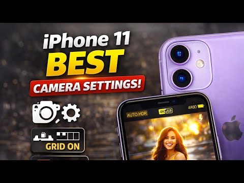 iPhone 11 Camera Settings for Best Quality 🔥 | Photo + Video Full Guide 2026