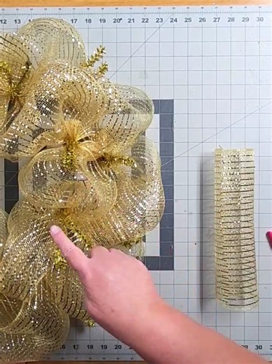 ONE ROLL DECO MESH METHOD - Budget Friendly Wreath Base! #wreath #wreathmaker #wreathmaking #decomeshwreath #diywreath #wreathtutorial How to make a wreath using the ONE Roll Deco Mesh method. Wreathmaking for beginners. Step by step wreath tutorials.