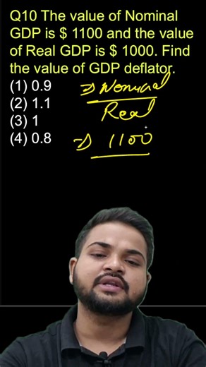 GDP Deflator, Nominal GDP, Real GDP. #cueteconomics #cuet #cuet2026 #cuetpreparation