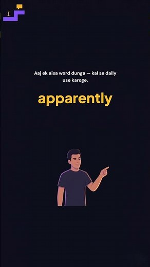 Apparently Meaning and Use — Sound Confident in English Meetings