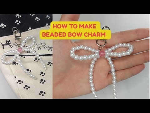 Easy Ribbon Bow Keychain DIY | Step by Step Tutorial for Beginners