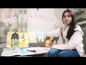 Fine arts portfolio class 12 CBSE 2025-26