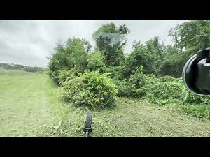 Land Clearing with Quick Attach Brush Thrasher
