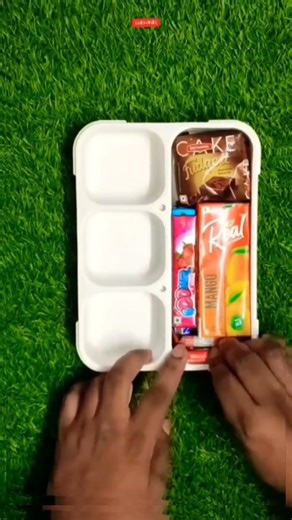 Surprise Cracker Shape Chocolate, Cake, Candy Jelly, Kurkure & Mango Drink Lunch Box Ideas 🥰 😋