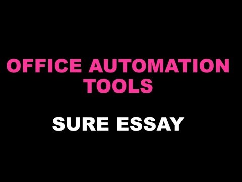 OFFICE AUTOMATION TOOLS | SURE ESSAY | BCOM COMPUTER APPLICATION | CALICUT UNIVERSITY SIXTH SEM