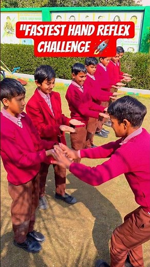 “Fastest Hand Reflex Challenge 🚀 | School Game Activity”