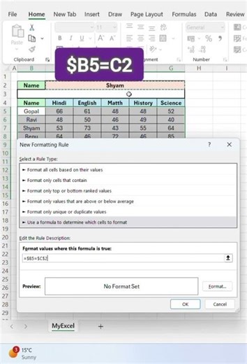 How to Find & Highlight Rows in Excel || Find and Highlight Rows in Excel #exceltips #exceltricks
