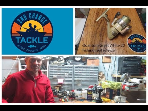 Quantum Great White 20 fishing reel how to service