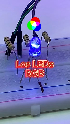 320K views · 7.9K reactions | Cómo funcionan los LEDs RGB de 4 terminales?✨ #LED #RGB #luz #proyectos #electronica #ajilatech #reelsvideoシ | AJILA TECH | Facebook