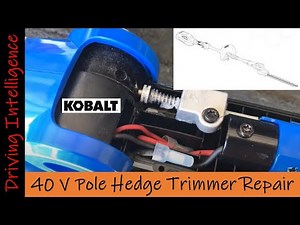 Product Review: How To Repair Kobalt 40V Pole Mounted Hedge Trimmer Model KPH 2540A-06 Exploded View