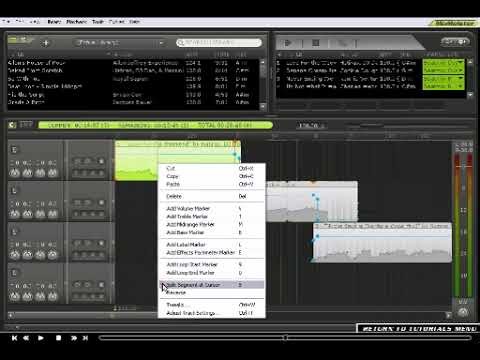 MixMeister Fusion - T04: Editing Your Mix on the Timeline
