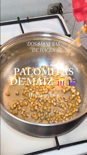 PALOMITAS DE MAÍZ DE MANTEQUILLA Y CHOCOLATE 🧈🍫 #palomitasdemaiz