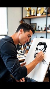 Cristiano Ronaldo Sketches Multiple Portraits of KING KOHLI | Virat Kohli x Ronaldo