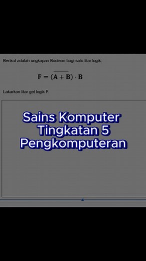 Pengkomputeran Get Logik: Asas Sains Komputer Tingkatan 5