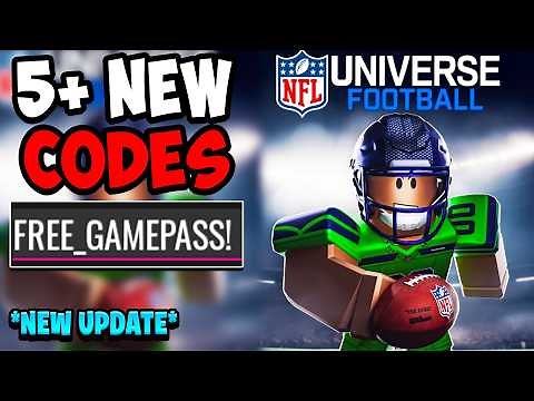 ALL WORKING NFL UNIVERSE FOOTBALL CODES ROBLOX - New NFL Universe Football Codes 2026! (NEW UPDATE)