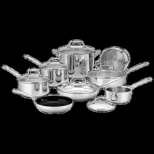 Cuisinart Chef's Classic 14-Piece Stainless Steel Cookware Set