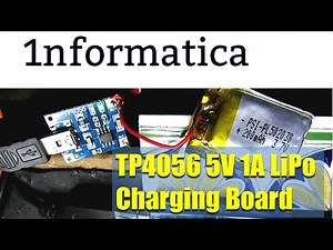 TP4056 5V 1A Lipo Battery Mini USB Charging Board from Banggood - Electronic Project