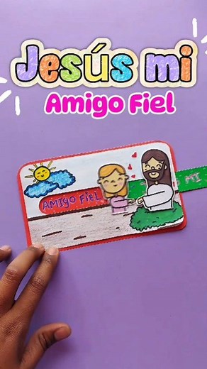 🥰Jesús mi amigo fiel, Manualidad biblica #paopaoyamiguitos #manualidadcristiana #postviralシ #jesus #jesusmiamigofiel #reelsfypシ #reelschallenge #ministerioinfantil #kids #EscuelaDominical | Pao Pao y Amiguitos