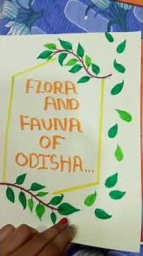 Art Integration Project l Flora And Fauna l 9th