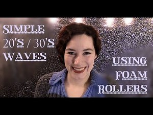 "Marcel" Wave with Foam Rollers