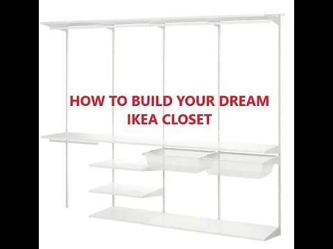 DIY: how to get a custom dream closet for less, ikea boaxel system installation