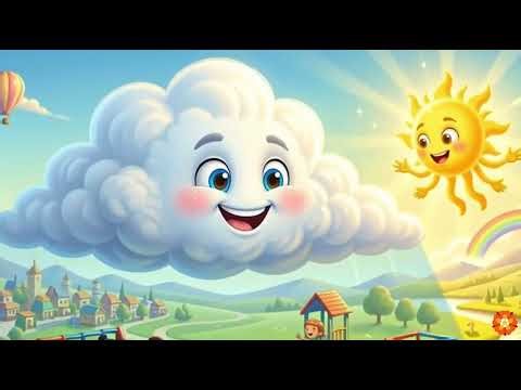 Happy Cloud Adventure 🌈 | Cute Kids Animation | Fun Cartoon for Children