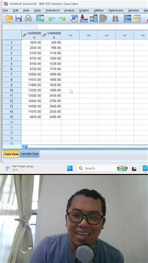 How to input decimal data from Excel to SPSS?