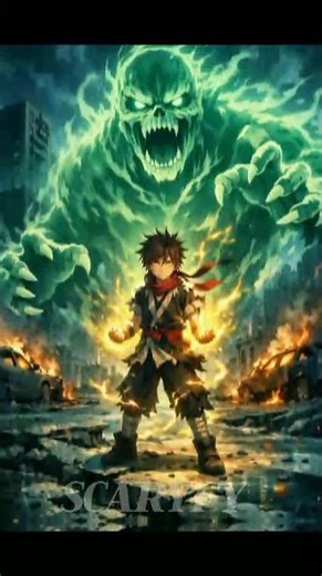 Ghost of hulk X chotabheem😱💪 #aiart #scary #animation #horror #creepy #shorts #chotabheem #hulk