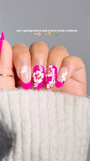 Spring is all about new beginnings🥹 #fypシ #viral #fyp #floral #nails #fypシ゚viral #shortsindia