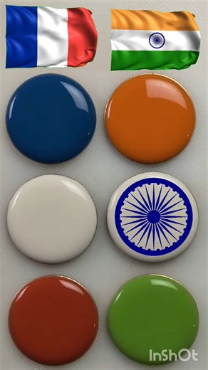 🇫🇷✨ France–India 🇮🇳 Friendship Coin Art | Stunning Flag Painting 🪙| Viral Shorts #coinart #viral
