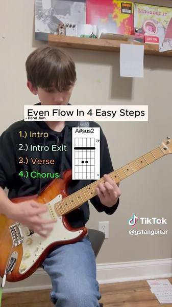Learn Even Flow by Pearl Jam in 4 Simple Steps