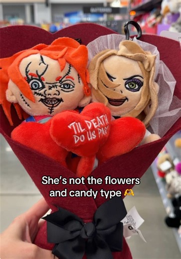 Chucky and Tiffany's Spooky Valentine's Day at Walmart