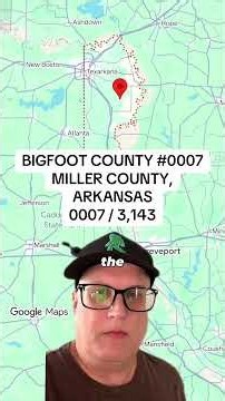 Bigfoot in Every County: Miller County, Arkansas