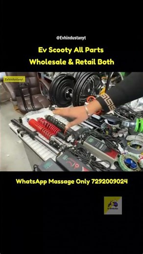 Electric Scooty Spare Parts Wholesale / EV Scooter Repair Spare Parts Available / Ev Spare Parts