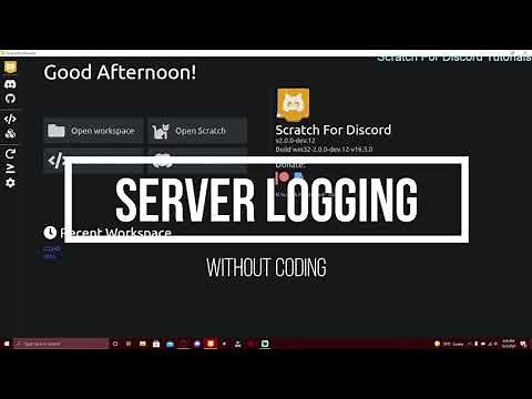 How To Make Discord Log Bot WITHOUT CODING With Scratch For Discord