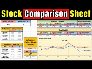 Stock Comparison Spreadsheet! (How to Compare Stocks)