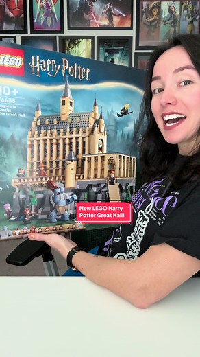 The new LEGO Harry Potter Great Hall set was a true JOY to build and the details incredibly magical 😭 A quick reminder that set is part of a LEGO Harry Potter collection of modular sets (sold separately) that can connect to create a massive Hogwarts Castle. So far we have the boat house, the owlery, this and the potions classroom sets. Can’t wait to see what’s next! Hogwarts Castle: The Grear Hall Releases June 1st 1,732 pieces $199.99 USD Thanks so much to The LEGO Group for gifting me this se