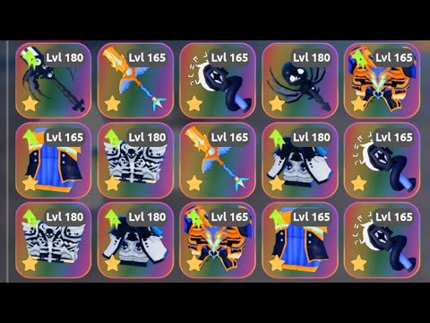 (Dungeon Heroes) ALL NEW UNIQUE GEAR SHOWCASE!!