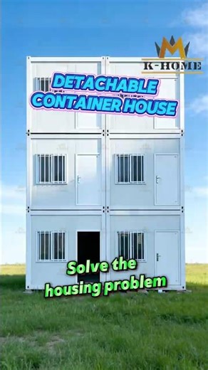 Using prefabricated container homes to create a living space！ 😍#containerhouse #prefabhouse