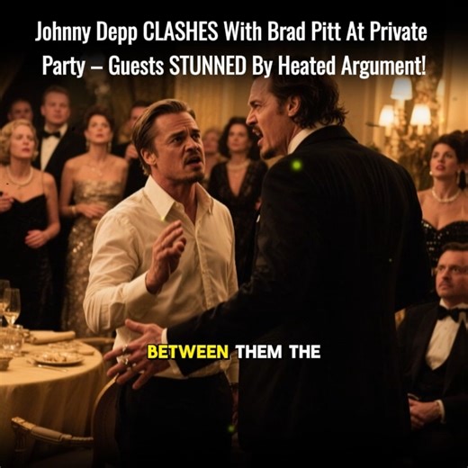 Johnny Depp CLASHES With Brad Pitt At Private Party – Guests STUNNED By Heated Argument! #johnnydepp | Kenna McClellan