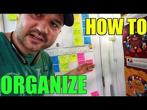 How to Organize Your Life & Small Scale Business for Under $10 | The GENIUS "Sticky Note System"
