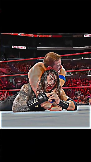 The Moment When Roman Reigns Destroyed The Champ John Cena 💯🔥🤯☠️