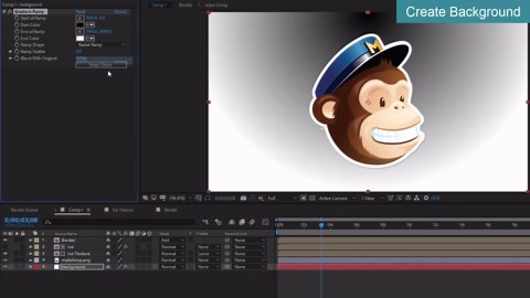 How to make freezing ice transition in After Effects - 58