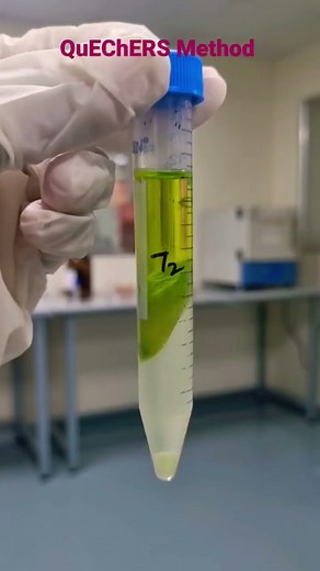 QuEChERS Method | Pesticides Determination #shorts #QuEChERS #PesticideAnalysis #SamplePreparation