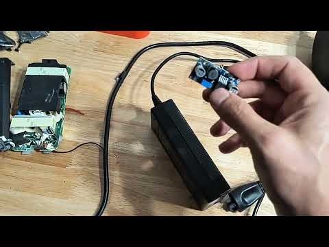 Charging Bosch ebike battery with generic 42v lithium charger by using this $1 board