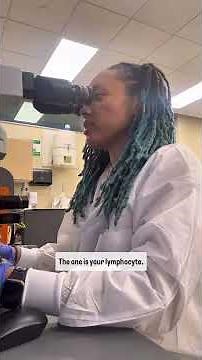 NORMAL Blood Under The Microscope 🔬🩸#healthcare #healthscience #laboratory