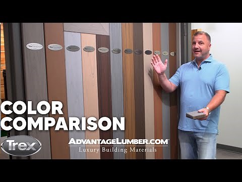 Trex Decking- Color and Style Comparison-Trex Premium, Transcend, and Select