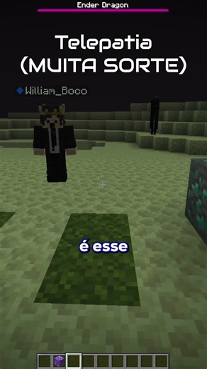 Minecraft telepatia com @william_boco #minecraft #minecraftmemes