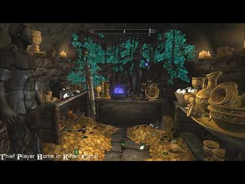 Thief Player Home in Riften Canal and Thief's Hideout Ultimate - Skyrim House Mods